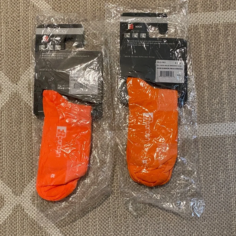 Giordana Orange Cycling Socks